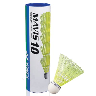 Yonex Mavis 10 Practice Shuttlecock – Durable Nylon Badminton Shuttles_img_0